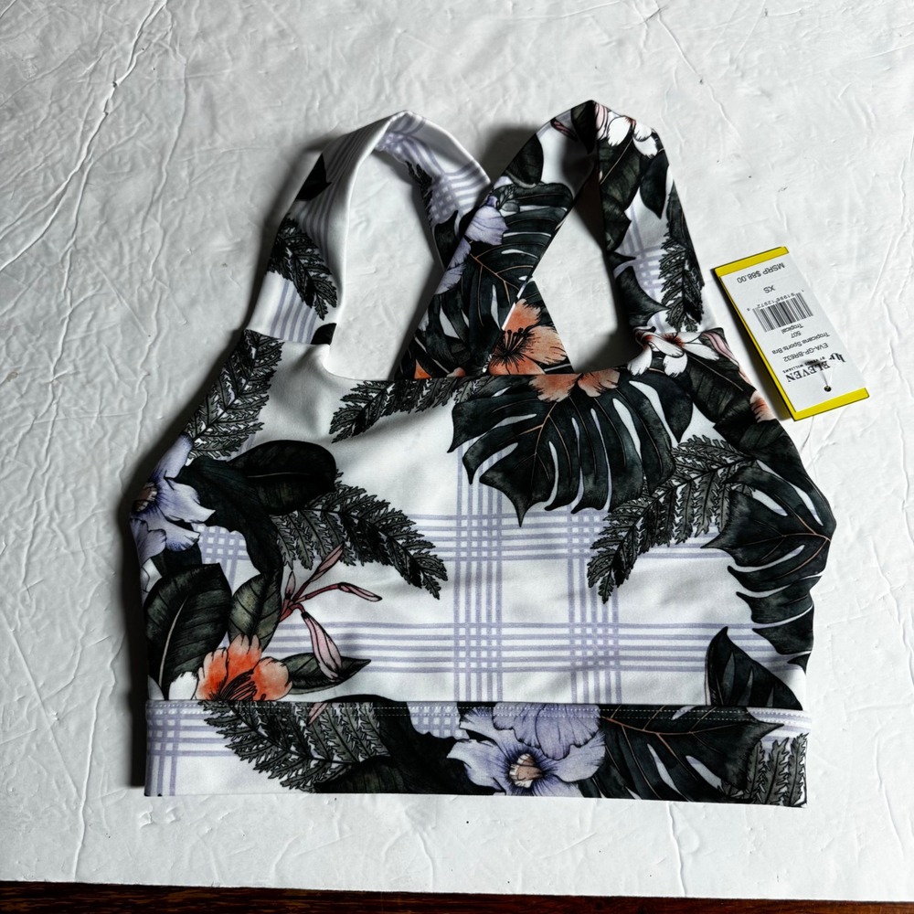 EleVen by Venus Williams Tropicana Sports Bra XS Tropical Floral EVA-GP-BR632